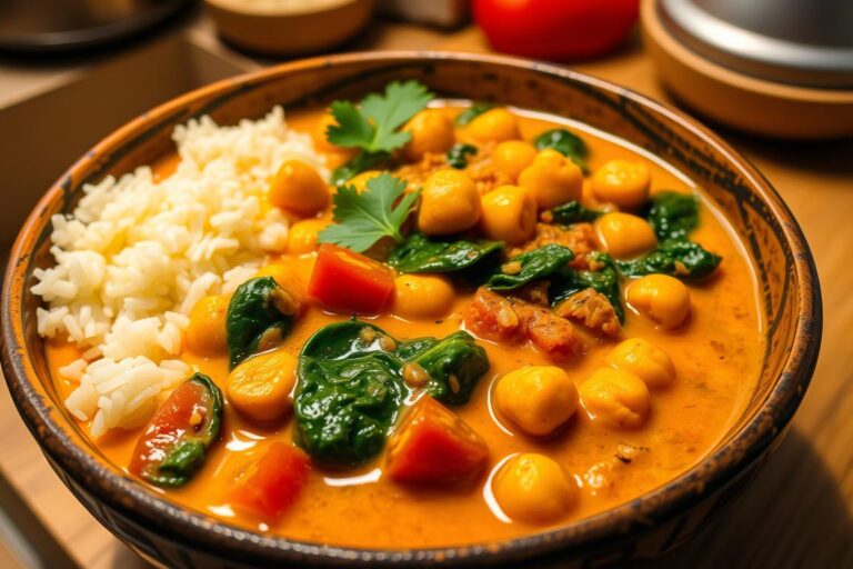 Rezept: Veganes Kichererbsencurry